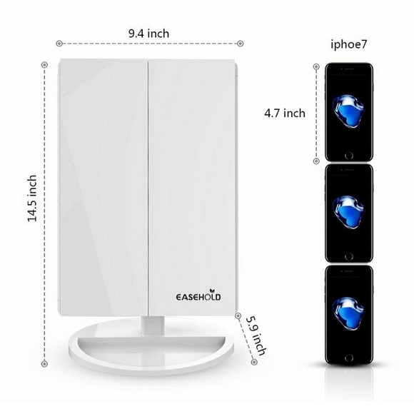 EUC EASEHOLD BRAND 35 LED LIGHTED VANITY MIRROR - Picture 2 of 8